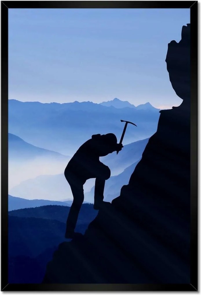 Poszterek keretben 40x60 Magashegyi hegymászás