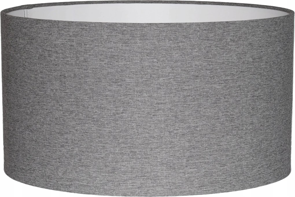 Lámpaernyő Álló- és Függőlámpához, Hengeres, 35/20 cm, E27, Szürke, Avola