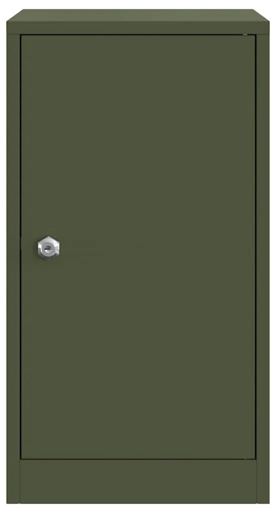 postaláda Oliva zöld 30 x 23 x 55 cm Acél