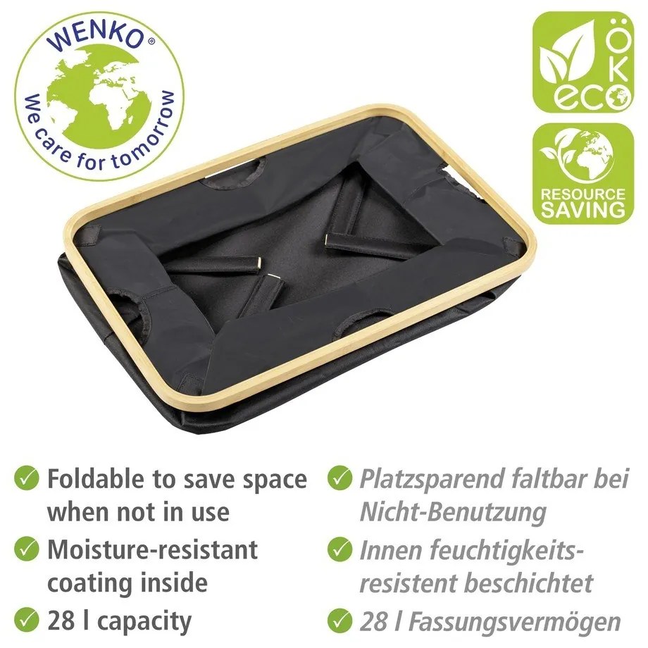 Textil tárolókosár szett 2 db-os Ecori – Wenko