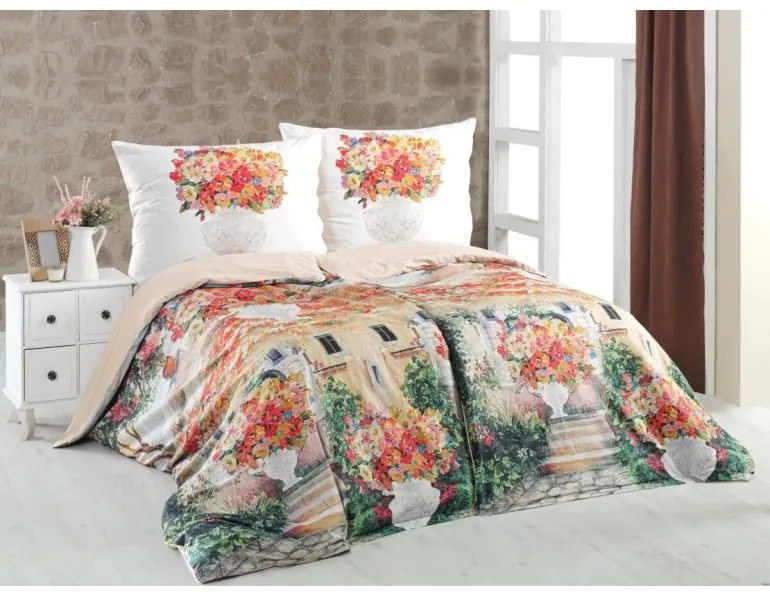 Provance mintás 3D ágyneműhuzat, A standard egyszemélyes ágy szett tartalma: 1x 140x200 + 1x 70x90