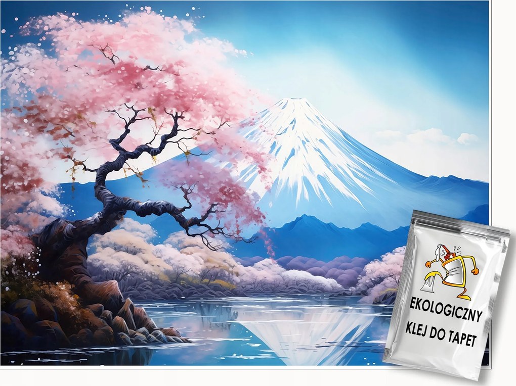 Fotótapéta Hegyek Akvarell Tájkép Hálószoba Nappali Tapéta Flizelina 300x210