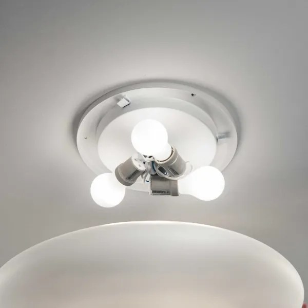 Ideal Lux - Mennyezeti lámpa SMARTIES 3xE27/42W/230V átm. 50 cm fehér
