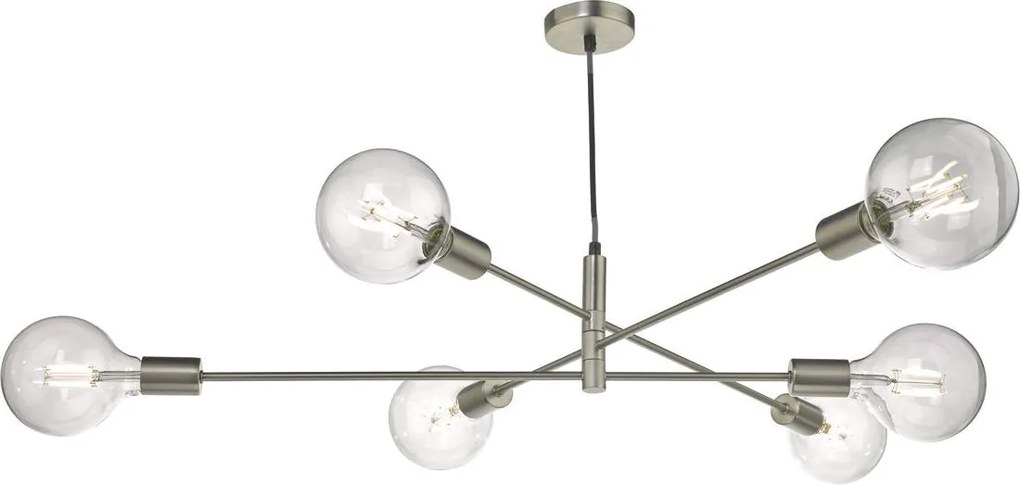 Dar lighting modern függeszték alana szatén króm darala0646