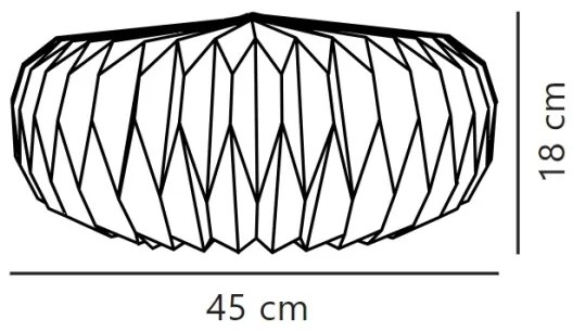 Nordlux - BELLOY E27 búra, átmérő 45 cm