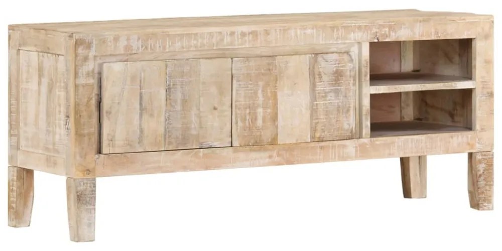 tömör mangófa TV-szekrény 110 x 35 x 46 cm