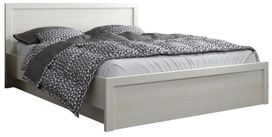 Franciaágy 140 cm Jolene (fehér) (ágyráccsal). 1052982