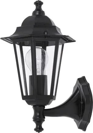 Rabalux kültéri fali lámpa e27 60w fekete velence