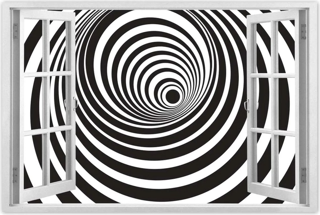 Poszterek 60x40 Alagút 3D hatás Csíkok