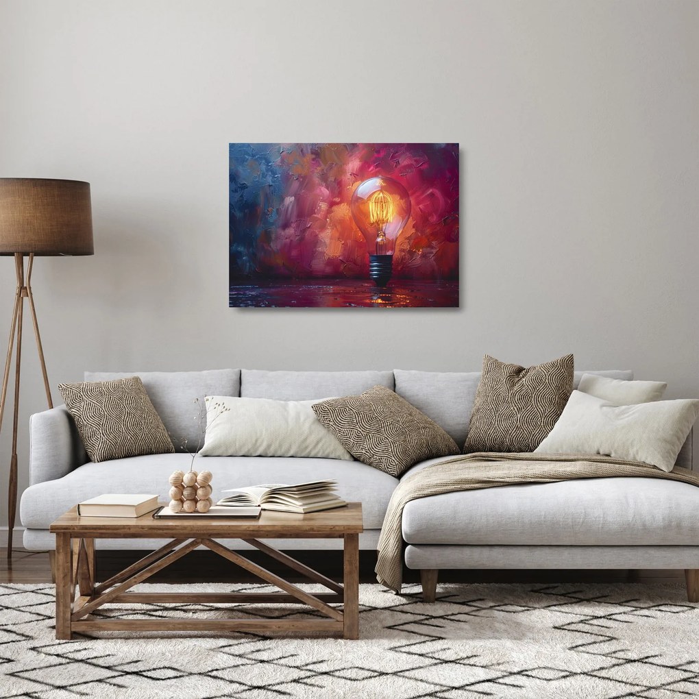 Üveg kép - Ötlet (70x50 cm)