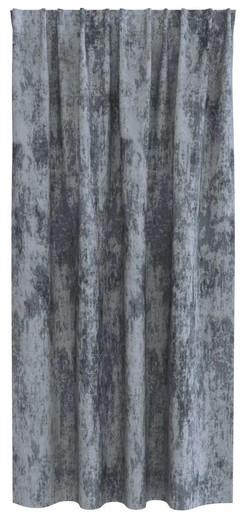 Velvet Függönyök 2 db Pálcával Ezüst szürke 175x140 cm