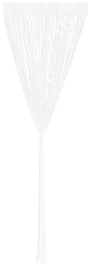 2 db fehér zsinórfüggöny 100 x 250 cm