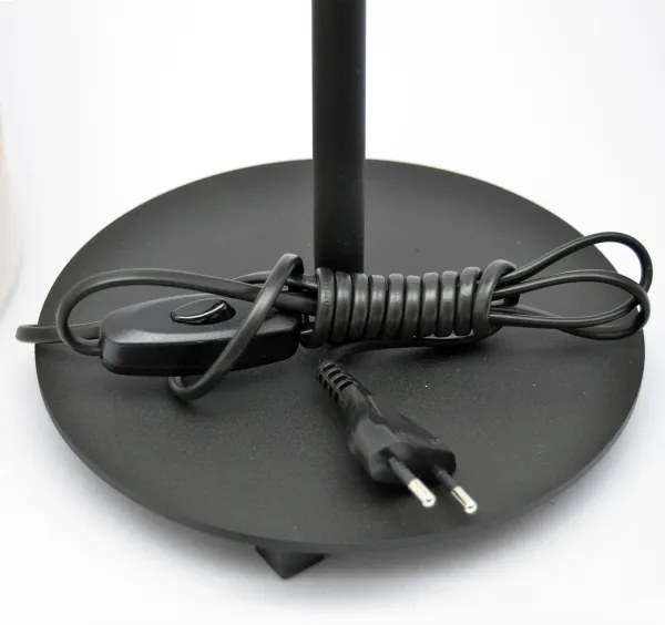 LED Asztali lámpa HELEN 1xE27/15W/230V krém/fekete/arany