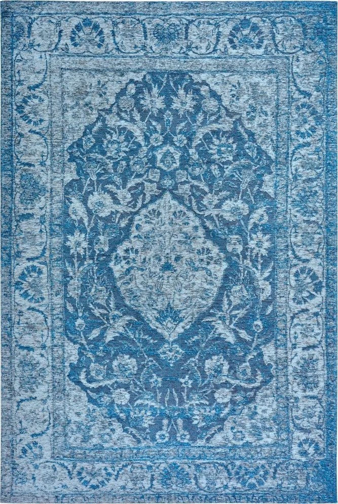 Nappali szőnyeg 120x180cm, kék lapos szövésű hagyományos,zsenília