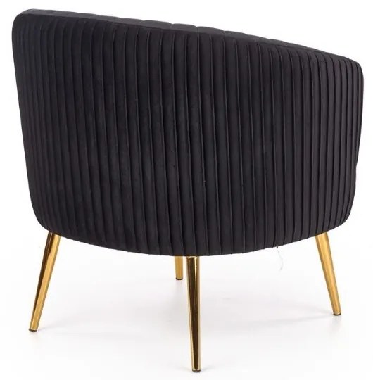 Crown fotel, fekete / arany