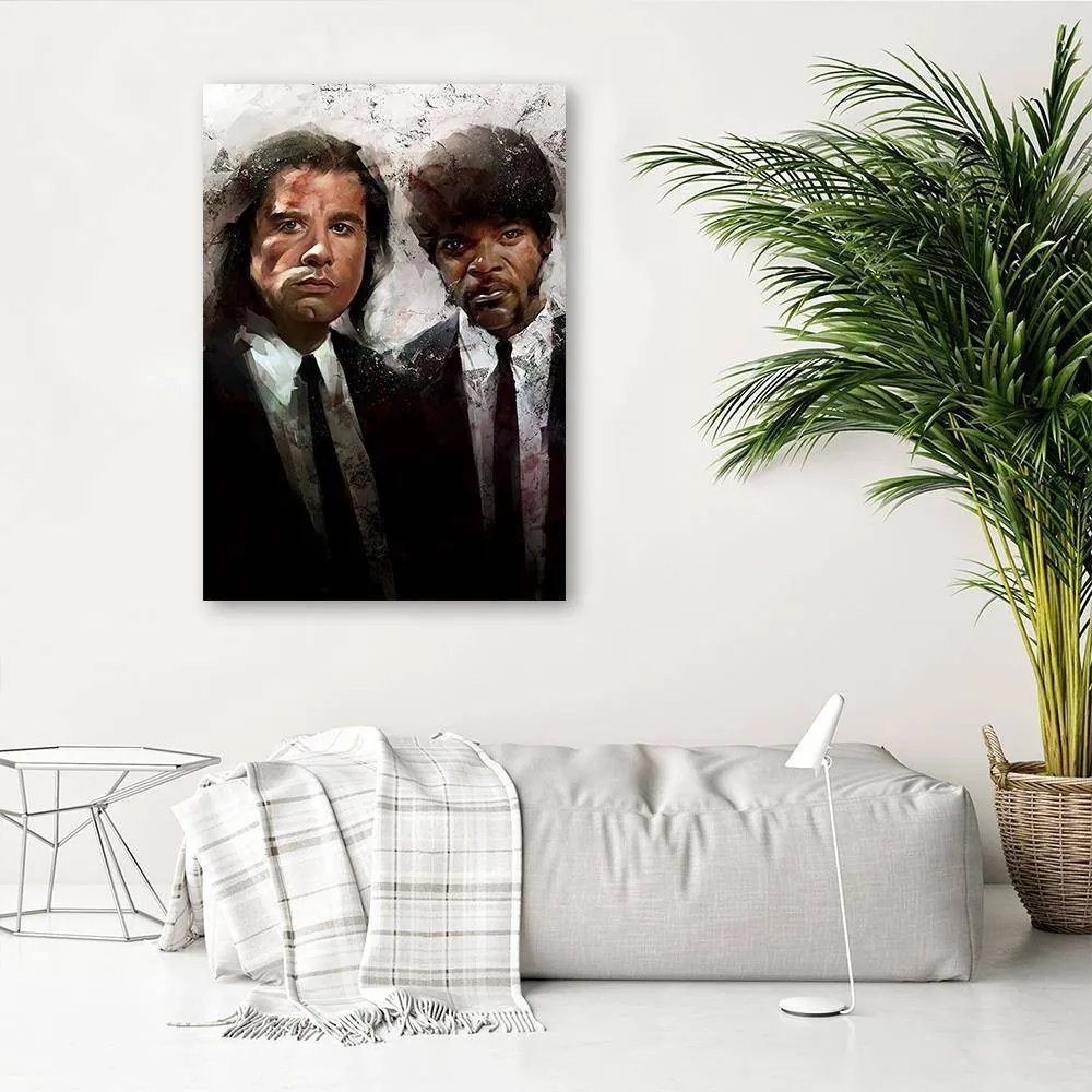Gario Vászonkép Pulp Fiction, Vincent és Jules - Dmitry Belov Méret: 60 x 90 cm