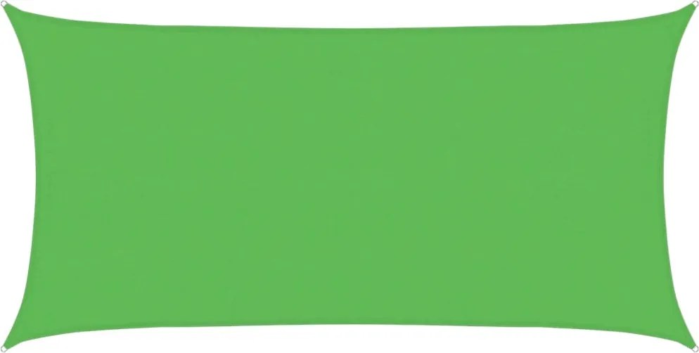 vidaXL világoszöld HDPE napvitorla 160 g/m² 4 x 7 m