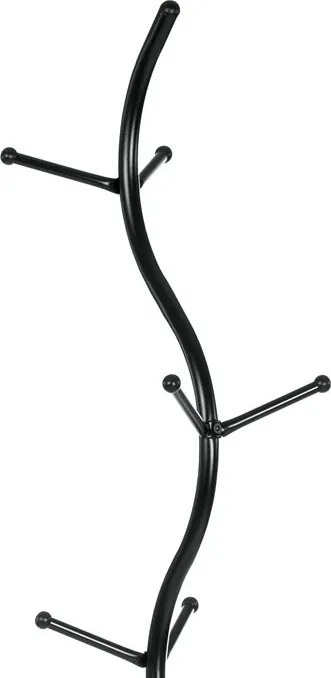 Fém állófogas fekete színben, 181 cm magas 80003-09