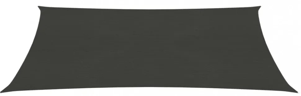 antracitszürke HDPE napvitorla 160 g/m² 3 x 4 m