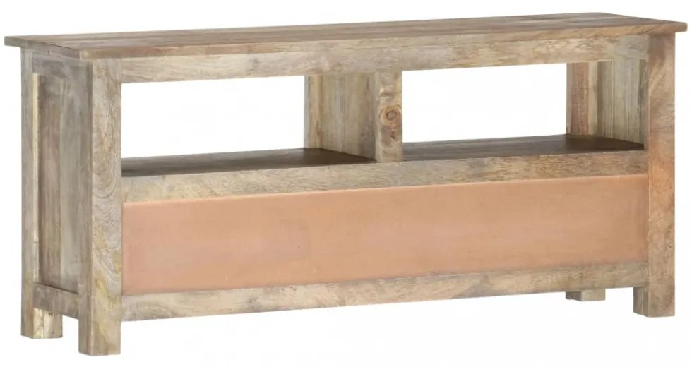 tömör mangófa TV-szekrény 110 x 30 x 50 cm