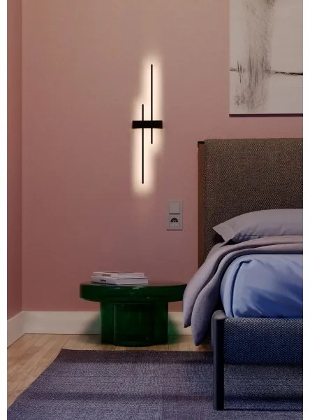 Redo 01-2747 - LED fali lámpatest TANGENT LED/13W/230V CRI 90 fekete