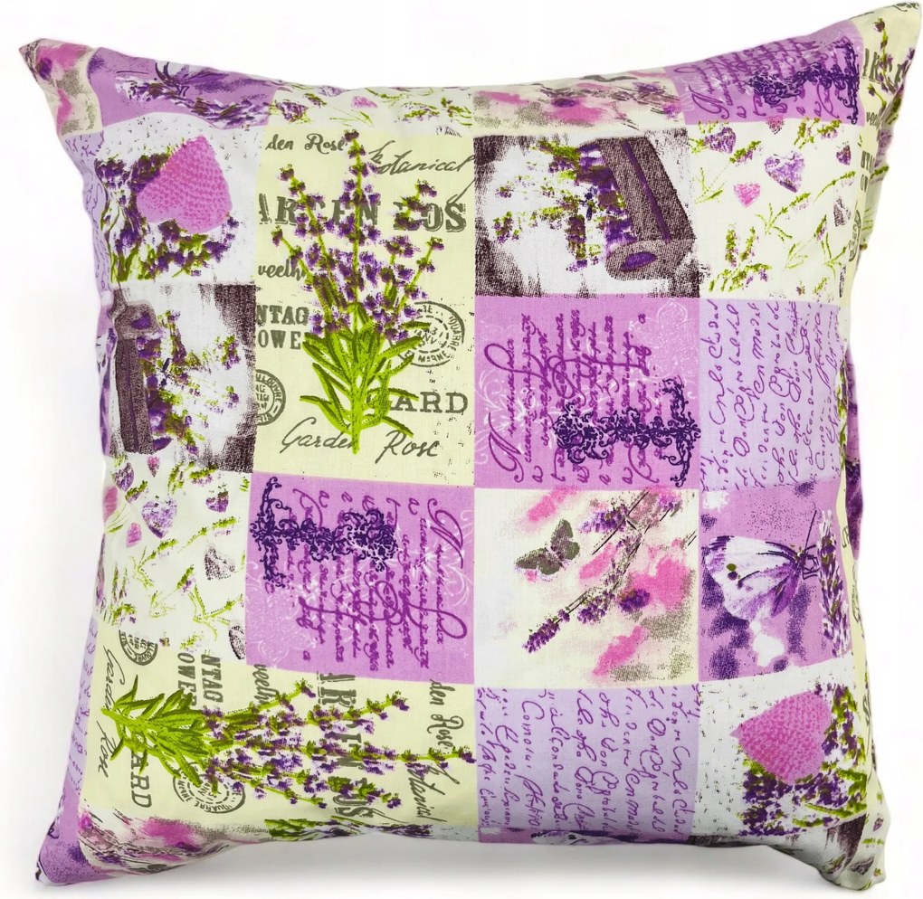 Párnahuzat 40x40 boglárka 100% pamut divatos boglárka minta