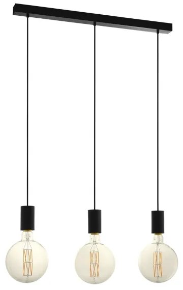 Eglo 98662 - Csillár zsinóron POZUETA 3xE27/40W/230V