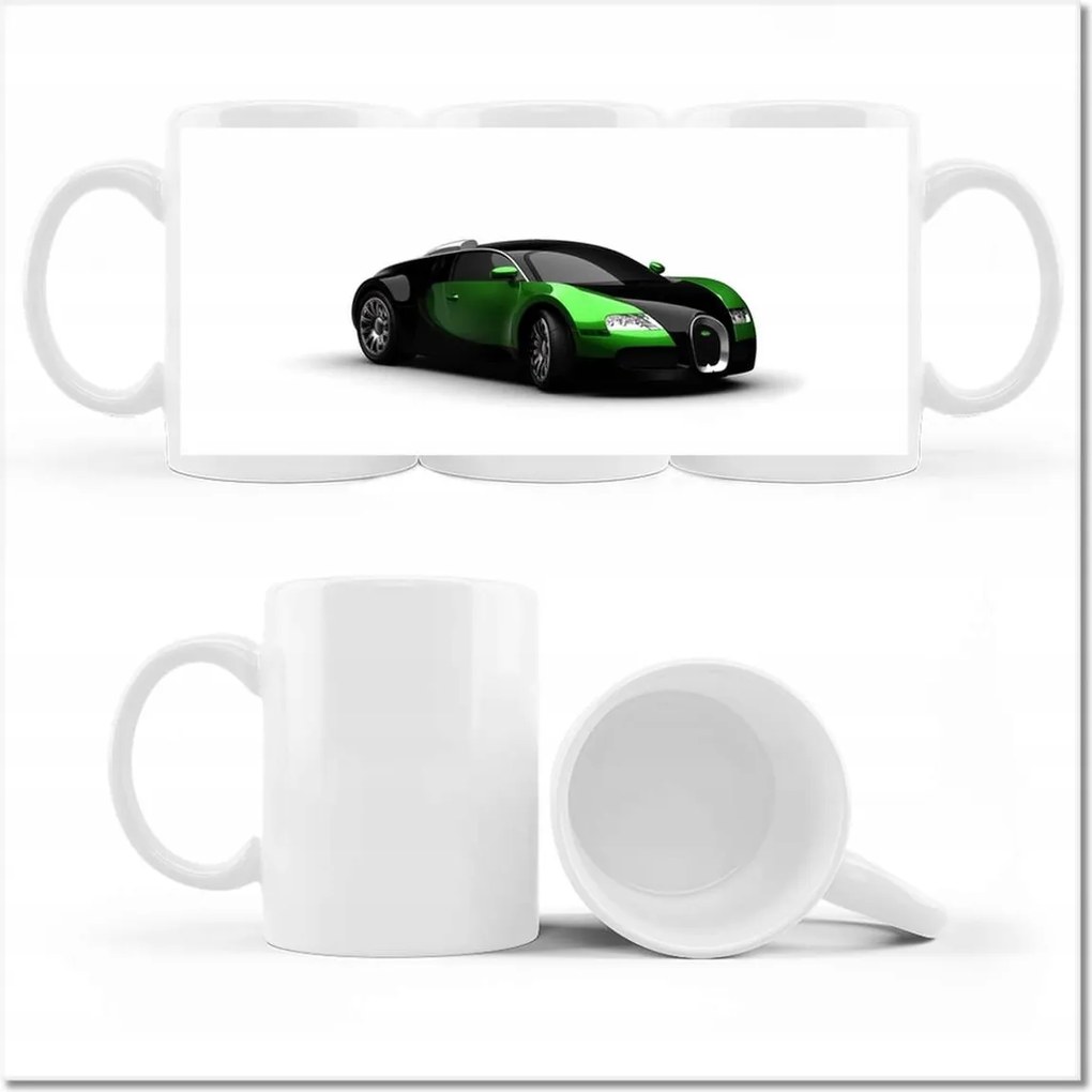 Fotó bögre Zöld Bugatti Veyron