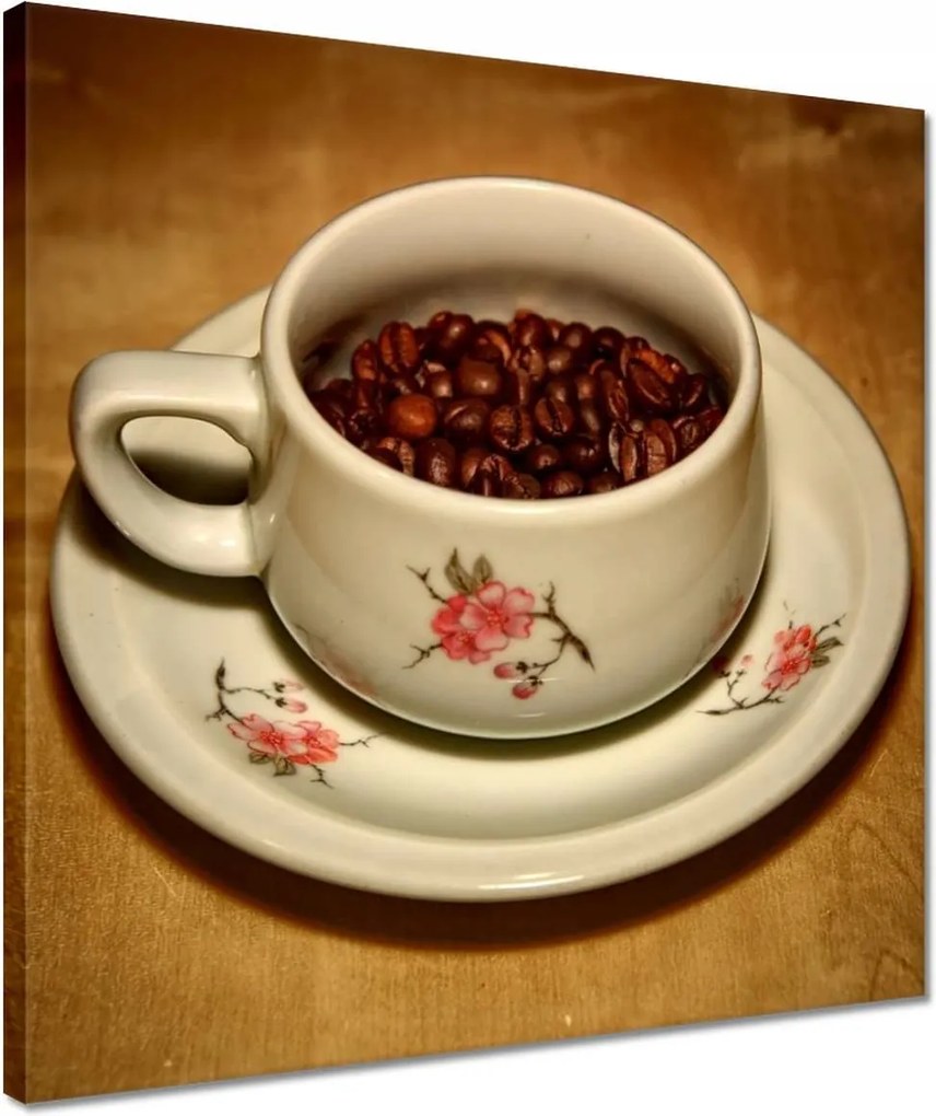 Vászonkép 40x40 Kávéscsésze