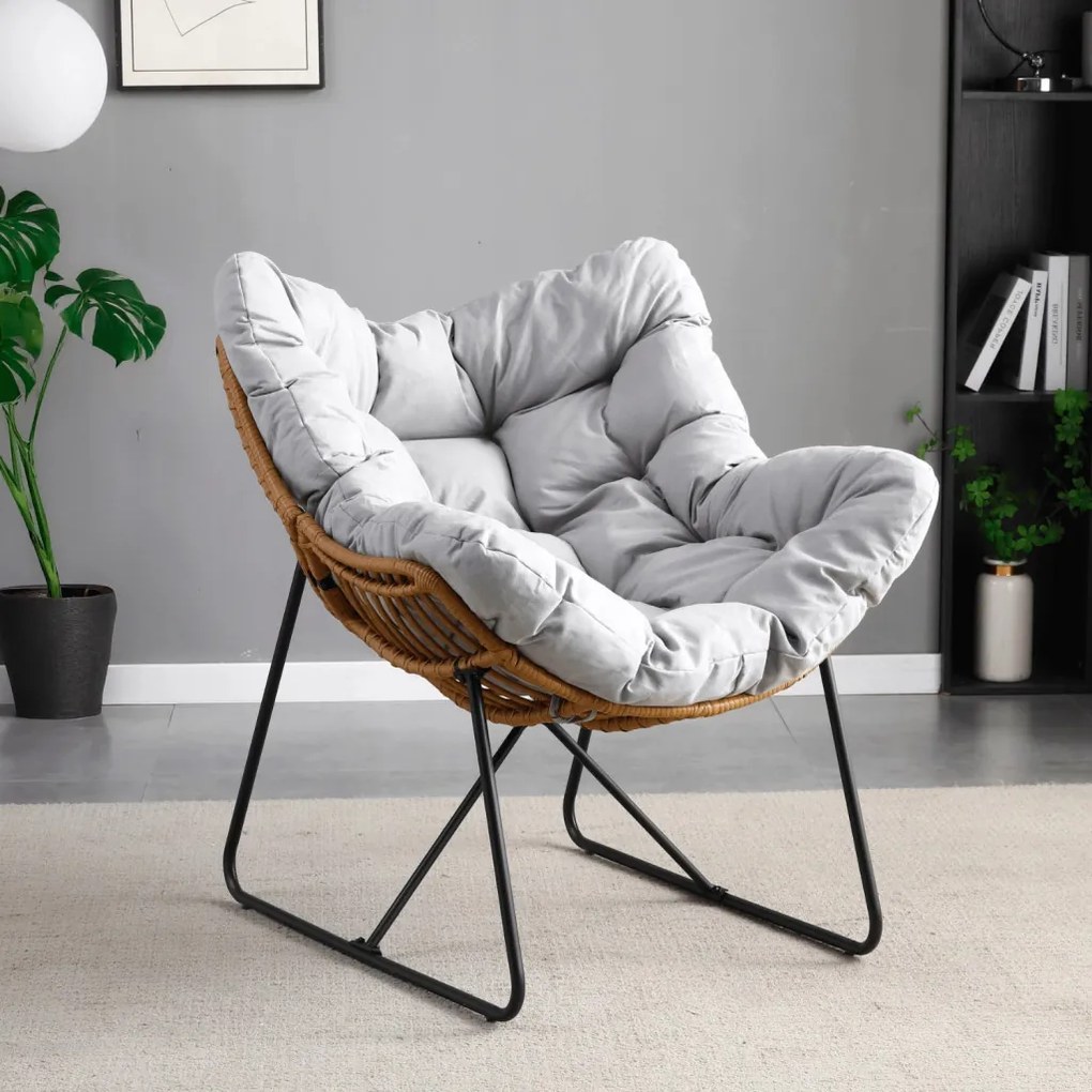 Pihenőfotel Szürke Színben. FIN