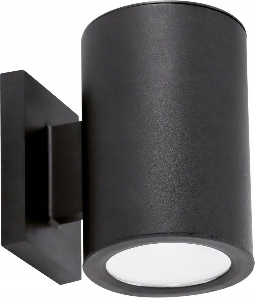 Kültéri napelemes fali lámpa Bastion Led 0,2W Black 6500K IP44 fekete