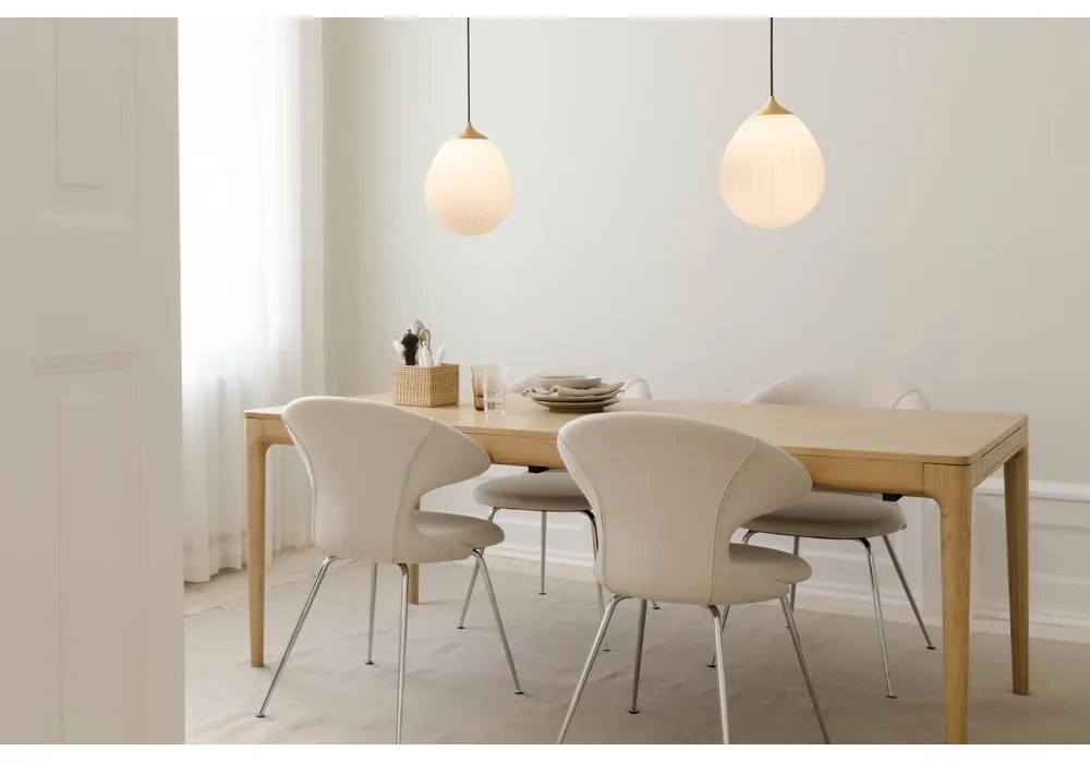 Fehér-aranyszínű lámpabúra ø 27 cm Around the World Medium – UMAGE