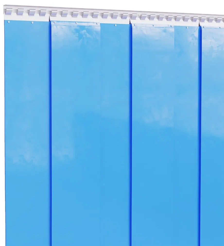 kék PVC ajtófüggöny 300 mm x 2,6 mm 25 m