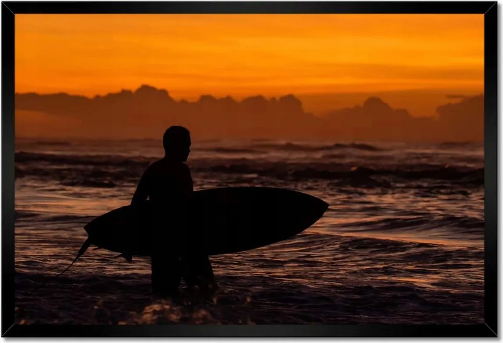 Poszterek keretben 60x40 Szörfözés nyáron Zanzibar