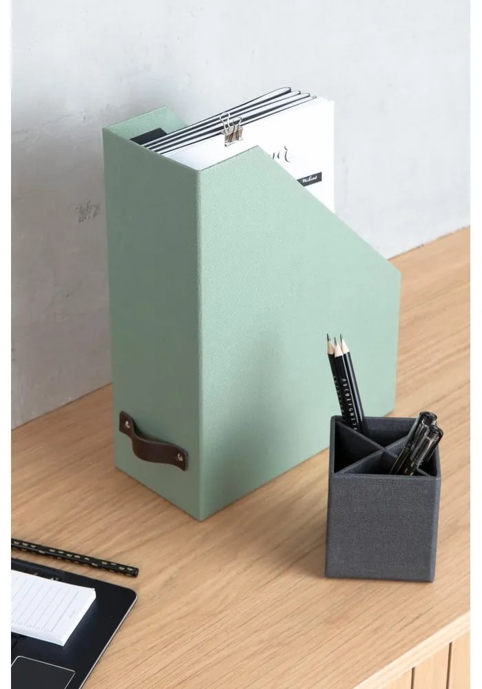 Karton rendszerező dokumentumokhoz Estelle Canvas Paper Laminate – Bigso
