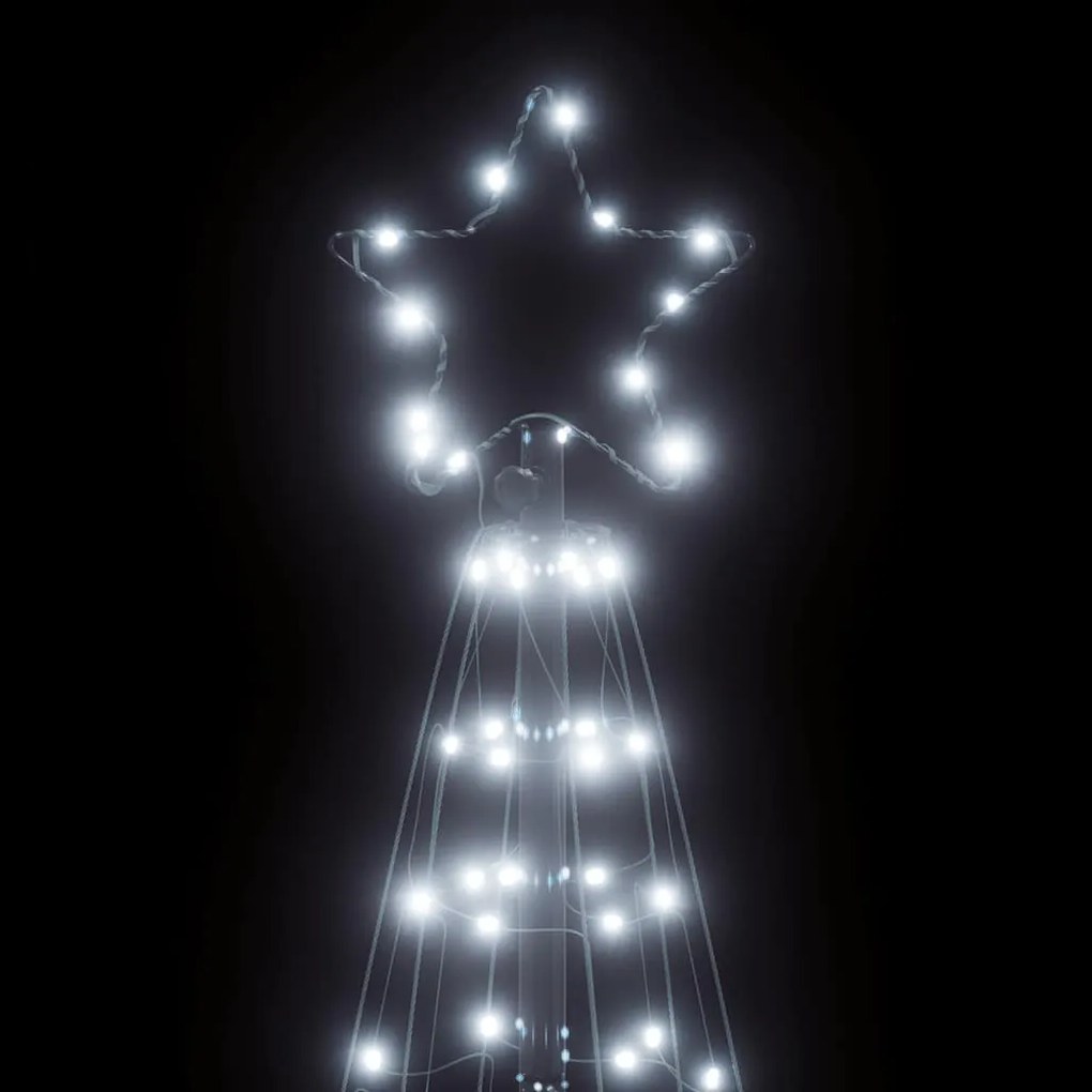 hideg fehér LED karácsonyfa 200 LED 182 cm