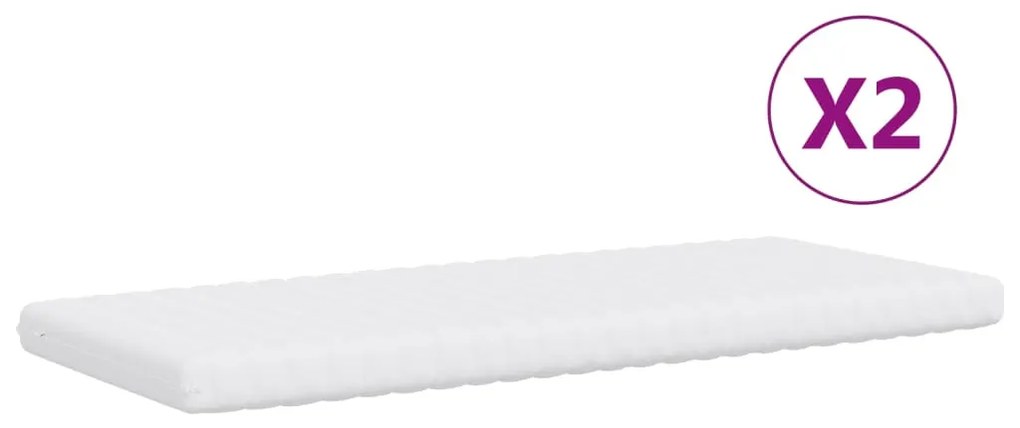 krémszínű kihúzható szövet heverő matracokkal 90 x 200 cm