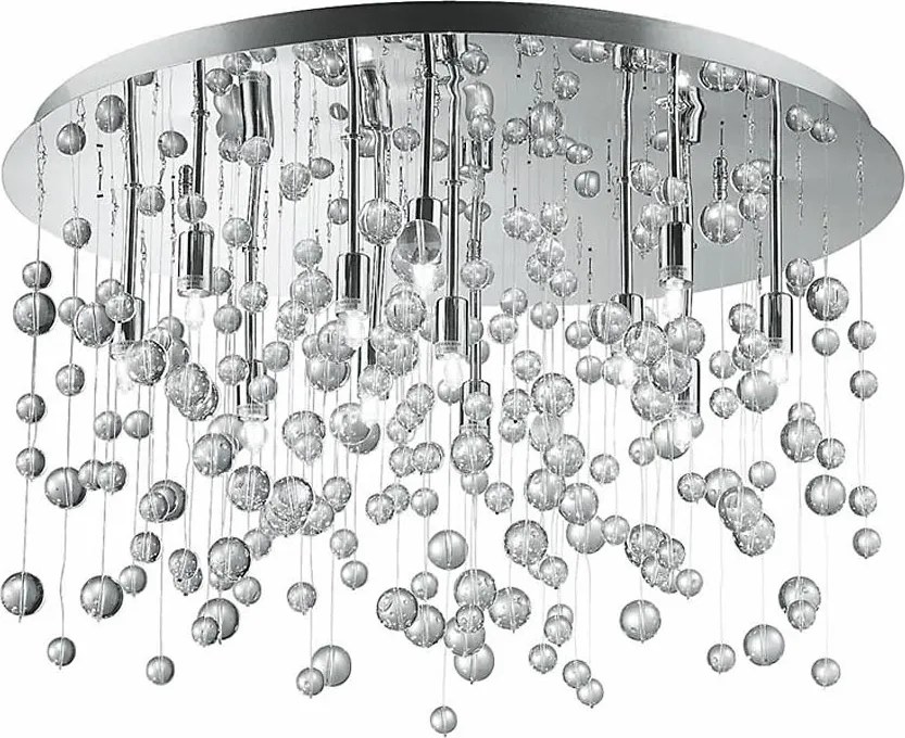 Ideal Lux - LED mennyezeti lámpatest NEVE 12xG9/3W/230V átm. 63 cm fényes króm