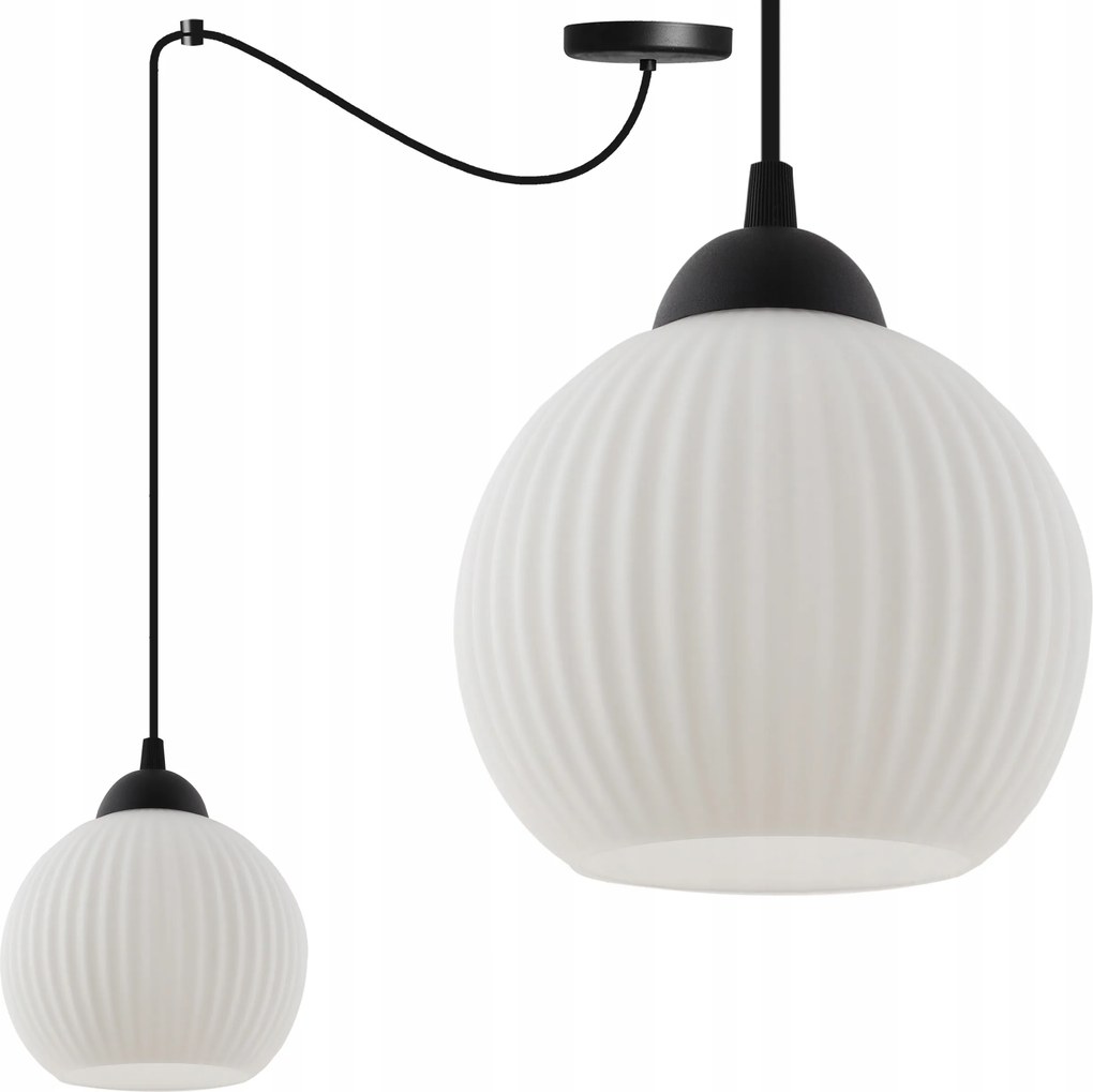 Mennyezeti Lámpa Lógó Csillár Pók Fehér Gömb Modern Nappali E27