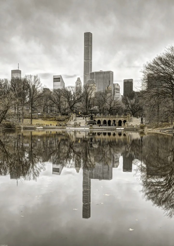 Poszter 42x59,4cm Alsó-Manhattan panoráma a Central Parkból 2, Assaf Frank