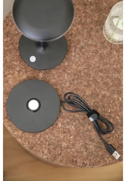 Markslöjd 108918-LED Dimmelhető újratölthető lámpa PETIT 2W/1800mAh 2200/2700/3000K IP44 fekete