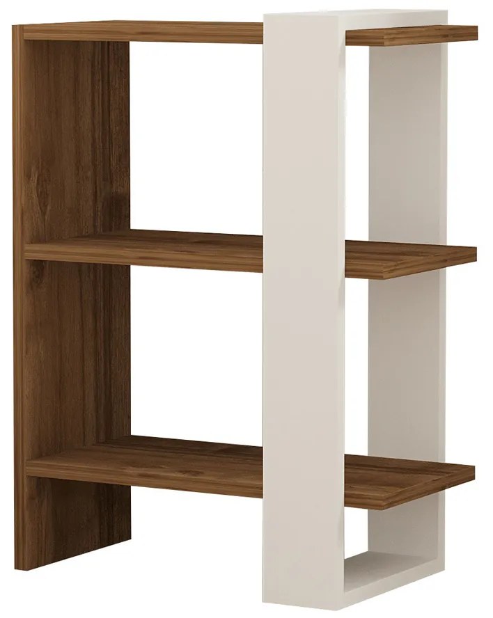 Könyvtár Gaye Walnut White