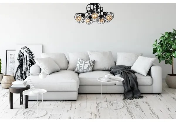 Felületre szerelhető csillár CEED 5xE27/60W/230V