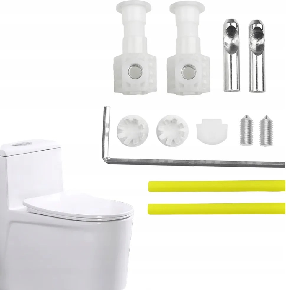 Rögzítőkészlet Wc-tálhoz és bidéhez Rögzítőcsavarok Komplett