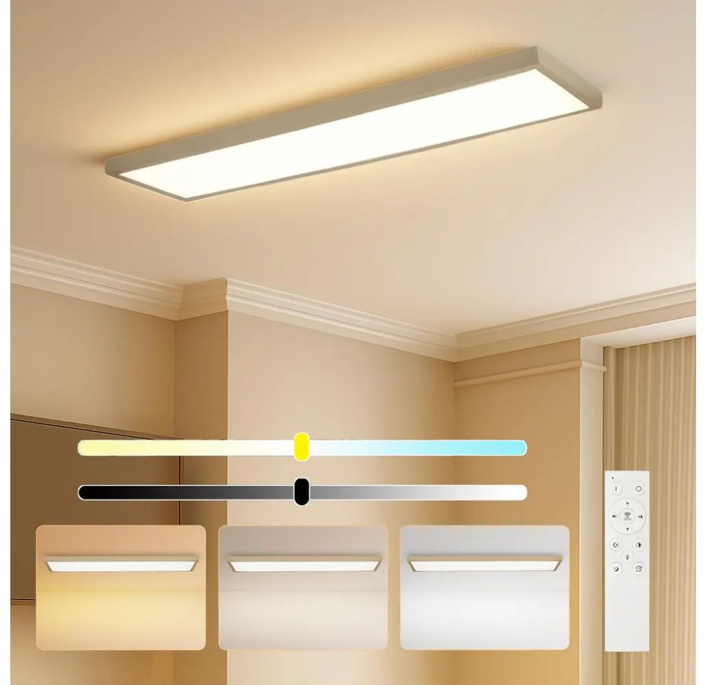 Brilagi-LED dimmelhető fürdőszobai lámpatest FRAME SMART LED/50W/230V 120x30 IP44 + távirányító