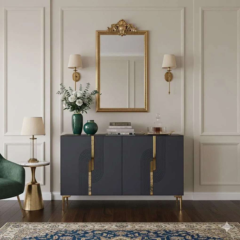 Meyra 120 - Anthracite, Gold