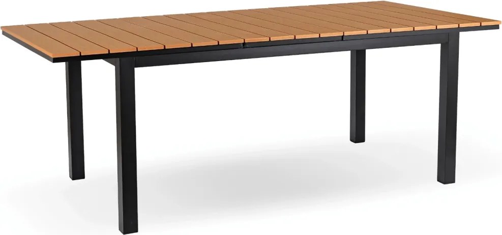 ARGOS kerti asztal 140-180 cm, tölgy-fekete
