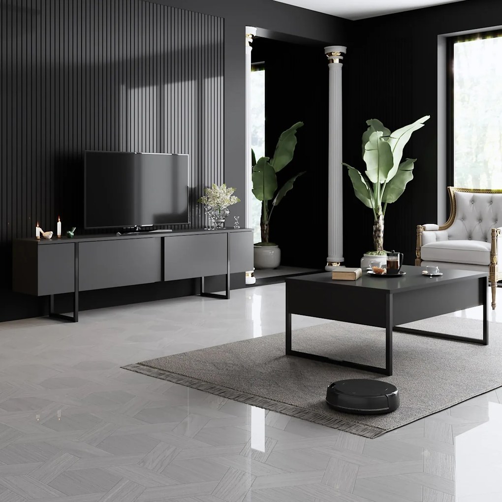 Dohányzóasztal Luxury (fekete). 1062896