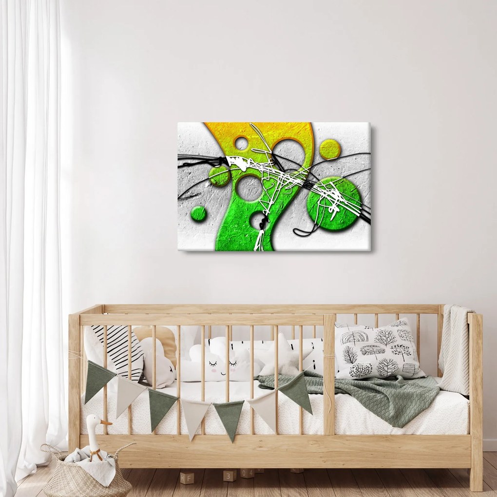 Absztrakt kép (90x60 cm)