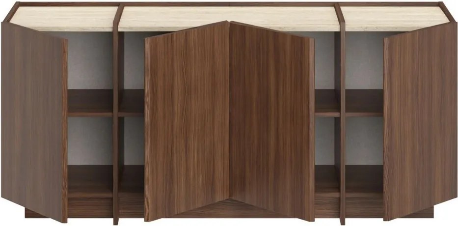 Dorma - Travertine, Milano Walnut